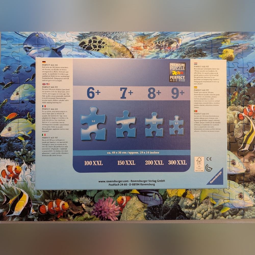 Ravensburger Ocean Life Puzzle - 150 Piece - Picture 5 of 5